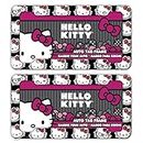 Chroma Graphics Sanrio Faces Hello Kitty License Plate Frame Universal 12.5" x 6.5" Plastic (2)