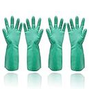 GAYISIC Reusable Cleaning Gloves XL Kitchen Gloves Dishwashing Household Waterproof Dish Washing Gloves for Women Men Garden Home