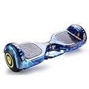 JEXO 6.5" Hoverboard with Bluetooth LED Lights Self-balancing Hover Boards for Kid Adult Girl Boy for All Age(Multi color)