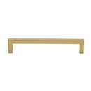 GlideRite Brass Gold Solid Square Cabinet Bar Pulls, 6-1/4 in. Center