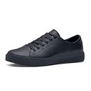 Shoes for Crews Old School Low-Rider IV, Shoes for Women and Men with Non Slip Outsole, Water Repellent and Lightweight Work Trainers Black