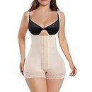 Premium Colombian Women's Postpartum Corset - High Compression Girdle Post-Surgical Support, Slimming Tummy Control Shapewear (Beige, XL)