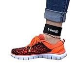B-Great Ankle Band for Men and Women Compatible with Fitbit Flex 2/One/Zip/Charge 2 3/Alta HR or Garmin Vivofit/2/3/4/JR Fitness Tracker (Black, Medium)