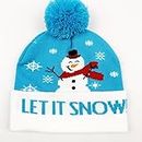 El Regalo Colorful Christmas Beanie Hat Knitted Unisex Cap for Girls/Boys/Men/Women - Santa Claus, Snowflake, Christmas Tree, Snowman Christmas Gift (Option-5)