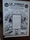 LE CREDIT INDUSTRIEL & AUTOMOBILE CIA publicité papier ILLUSTRATION 1925