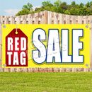 Red Tag Sale Event Promotional Discount Offer Advertising Vinyl Banner Sign