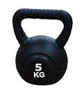 PVC 5Kg Kettle Bells for Strength and Cardio Training (Black)