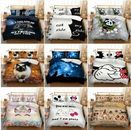 Bedding Set Duvet Cover with Pillow Cases Quilt Cover Single Double King Sizes