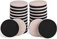 Ezprotekt 3.5 Inch Furniture Sliders 89 mm Round Felt Sliders Moving Furniture Gliders Pads For Hardwood Floors Protection And All Hard Surfaces,16 PCS Beige