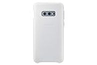 Beetlecase Samsung Galaxy S10E Leather Cover Case Blanc