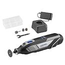 Dremel 8240 Cordless Rotary Tool 12V 2Ah Lithium-ion Battery, Multitool Kit with 5 Accessories, Variable Speed 5.000-35.000 RPM and Quick Charge Time