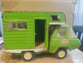 Tonka Retro Green Class C RV Camper Vintage Pressed Steel Collectible Toy 