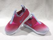 Nike Flex Runner (TD) Fireberry/Purple Toddler Girl's Slip On Shoes-Asst Size NB