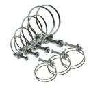 Easy Installation Spiral Hose Clamps for Household Appliances 4 Pieces