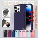 For iPhone 15 14 13 12 11 Pro Max XR X XS SE 7 8 Defender Shockproof Case Cover