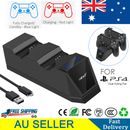 For PS4 Remote Charger Controller Dual Charging Dock Stand USB LED Playstation 4