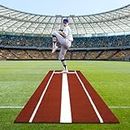 Softball Pitching Mat per Indoor Outdoor Pitching Practice by Softball e Baseball Pitchers