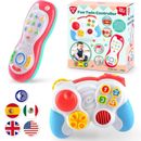 Baby Controller Toddler Learning Toy Kit Pretend Play Music Lights Activity Gift
