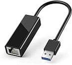 Sounce USB to Rj45 Ethernet Adapter, USB to 10/100/1000 Gigabit Ethernet LAN Network Adapter Compatible for MacBook, Surface Pro, Notebook PC with Windows7/8/10, XP, Vista, Mac