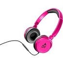 Music Sound | HEADBAND filo Basic | Cuffie on ear pieghevoli con filo e microfono - Jack 3.5 mm - Colore Rosa