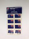 16pc AUSTRALIAN FLAG Temporary TATTOOs - Australia Day fake Tattoo
