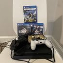Sony PlayStation 4 Slim PS4 1TB Black CUH-2115B Controllers/Games/Charger/Cord
