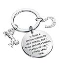 ENSIANTH Horse Trainer Appreciation Gift Horse Lover Keychain Horse Rider Gift Racecourse Gift Cowboy Cowgirl Gift (Horse key)