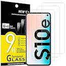 NEW'C [3 Pack Designed for Samsung Galaxy S10e Screen Protector Tempered Glass,Case Friendly Scratch-proof, Bubble Free, Ultra Resistant