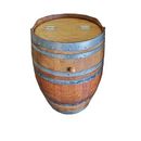 MGP Wine Barrel Waste Receptacle 52 Gallon Swing Top Trash Can Wood in Brown | 35 H x 26 W x 14 D in | Wayfair WWR-35