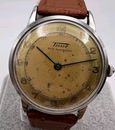 Reloj manual Tissot vintage para hombre esfera 'ojo de buey' ¡con pátina!