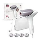 Philips Lumea Series 8000, IPL Hair Removal Device, with SenseIQ Technology, 4 Attachments for Body, Face, Bikini and Underarms, Satin Compact Pen Trimmer, Model BRI949/00