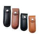 Leather Folding Blade Knife Sheath Outdoor Camping Excellent Craftsmanship