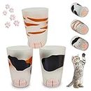 Cat Paw Glass Cup,Creative Cat Paw Milk Mug,Hitzebeständigen Cat Paw Feet Schnapsgläser,Present Tassen Household Supplies 300ml