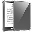 TQQ Kindle Hülle 6 Zoll All-New (11th Generation 2022 Release)-Ultraweiche, Flexible, Transparente TPU-Haut-Schutz für Amazon Kindle 2023-Clear mit E-Reader