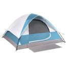 Alpha Camp Backpacking Camping 2 Person Tent Steel in Gray/Blue | 42 H x 7 W x 6 D in | Wayfair E01CT010200703