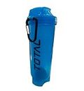 Total Leak - Proof Euro Shaker Bottle with Mixer Ball for Protein Shakes and Smoothies - Perfect for Gym and Workouts - BPA Free (Blue)