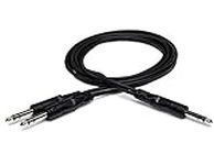 Hosa 1/4-Inch TRS to Dual 1/4-Inch TRS Y Cable, 5 Feet