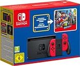 Console Nintendo Switch avec une paire de Joy-Con rouges + 1 code de téléchargement pour Super Mario Odyssey