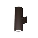 WAC Lighting Tube Architectural 17 Inch Tall 2 Light LED Outdoor Wall Light - DS-WD06-F35S-BZ