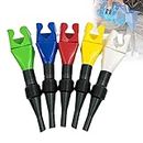 PSFS Retractable Auto Fuel Funnel, Flexible Draining Tool Snap Funnel, Filling Transfer Tool Gasoline Funnels, Oil Funnels for Automotive Use (5PCS,One Size)