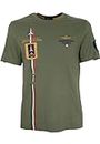 Aeronautica Militare T-Shirt Uomo Frecce Tricolori Manica Corta TS2231 Colore Verde Taglia M