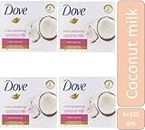 DOVE Imported Purely Pampering Coconut Milk Soap [Thailand] (4 x 135 g)