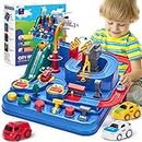 hahaland Kids Toys for 3 Year Old Boys Car Race Track Boys Toys Age 3 4, Adventure Vehicles Toy Learning & Intelligence Educational Toys Gifts for 3 4 5 Year Old Boys Girls Toddler Toys