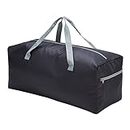 iFARADAY Foldable Duffel Bag 30 inch 75L Large Lightweight Luggage for Travel-Black