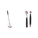OXO Good Grips Extendable Tub and Tile Scrubber 42 inches & 1285700CM Deep Clean Brush Set