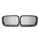 HIKOAN Front Grille Replacement for E36 325i 320i 318is 1992-96 Grille High Gloss Black Cool Bussiness Style