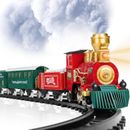 OleFun Christmas Train Set, Electric Train with Water Steam, Sounds & Lights,...