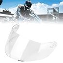 XTevu Motorcycle Visor Shield Full Face - Compatible with AGV K1 K3 SV K5 K5‑S, Windproof Windshield Lens - Helmet Lens Visor(transparent)