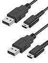 Mellbree Charging Cable Compatible with Nintendo DS Lite, 1.2 m Cable Only for Nintendo DS Lite Charging Cable 1A Black 3.9 ft Pack of 2
