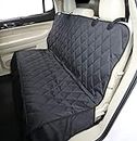 Petslover Dog Back Seat Cover Protector Waterproof Scratchproof Hammock for Dogs Backseat Protection Against Dirt and Pet Fur Durable Pets Seat Covers for Cars(Hatchback Cars, Black), Polyester
